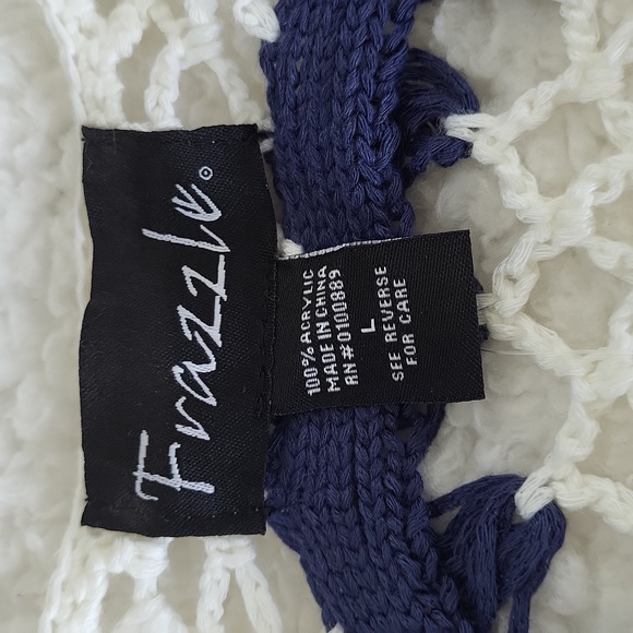 Frazzle fringe vest NWT Size L Cracker Barrel - Picture 8 of 13